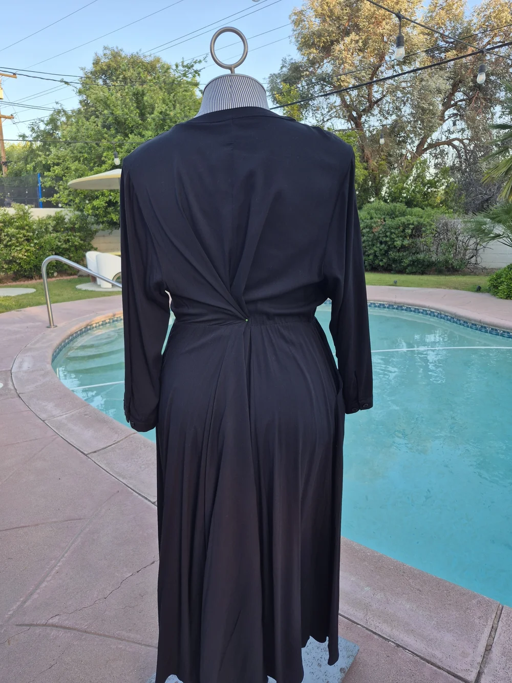 torrid Black Button-Front Midi Dress - Picture 2 of 6